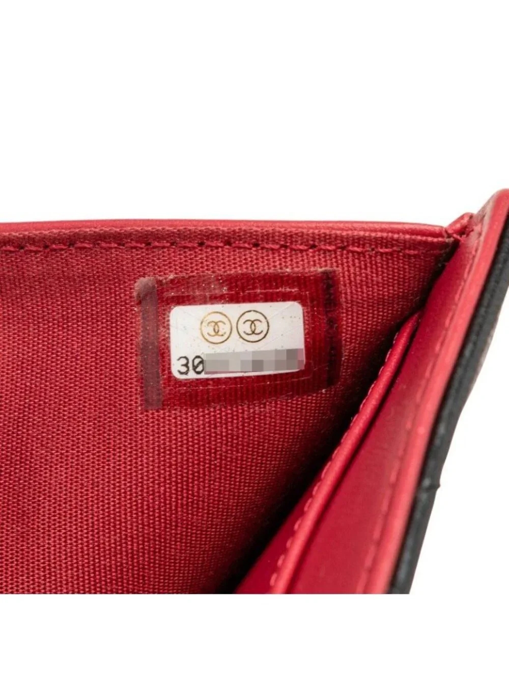 Chanel 19 Diznow CC Logo Tri Foldwallet Smallflap Wallet Black